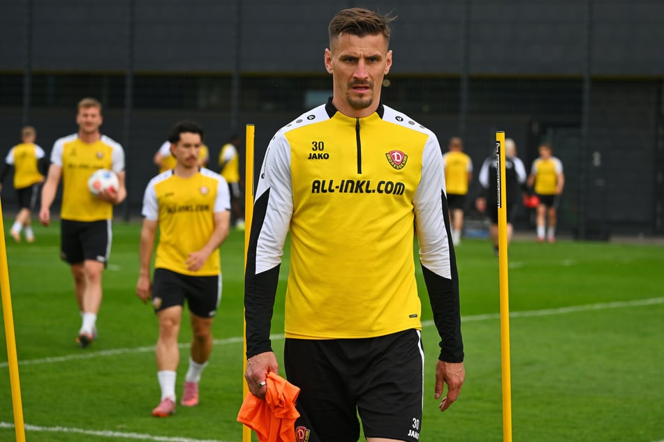 Stefan Kutschke (37) bleibt Dynamo Dresden zwar erhalten, aber nicht als Spieler.