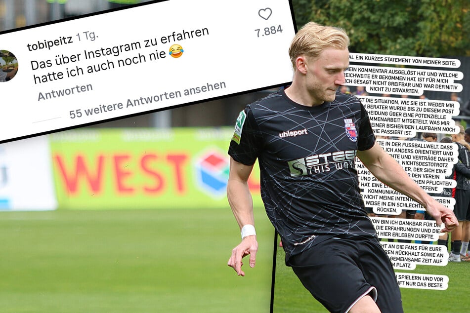 Vize-Kapitän muss Regionalligist verlassen - und erfährt auf Instagram davon