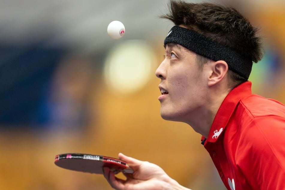 Dang Qiu (29) will sich mit Borussia Düsseldorf am Wochenende den Champions-League-Titel im Tischtennis holen. (Archivfoto)
