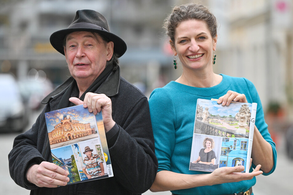 Galerist Holger John (63) und Designerin Dorothea Michalk (42) repräsentieren das Barockviertel im Magazin.