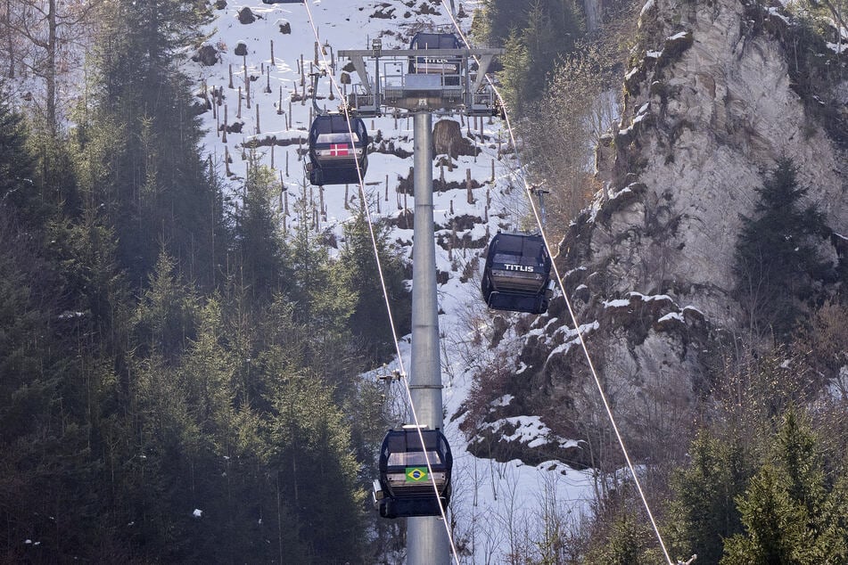 Eine Gondel der Gondelbahn Titlis Xpress Trübsee-Stand stürzte plötzlich unkontrolliert in die Tiefe.