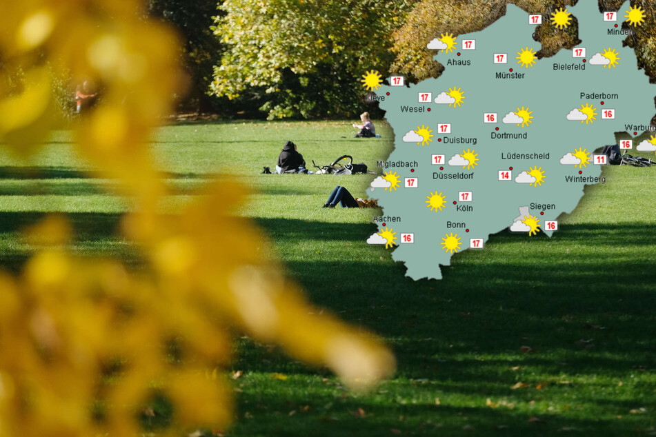 Sonne, Wolken und überwiegend trocken: Freundliches Herbstwetter in NRW