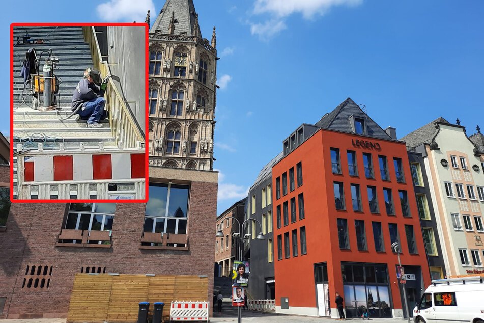 Neues Rotes Haus und Treppe am Kölner Rathaus fertig: Hotel und Restaurant öffnen bald