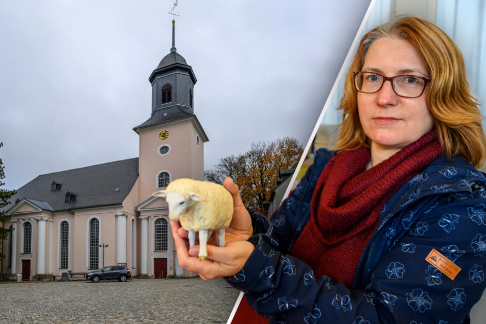 Maria, Josef und Jesus - alle geklaut! Gottloser Ganove plündert Grünhainer Kirchen-Krippe