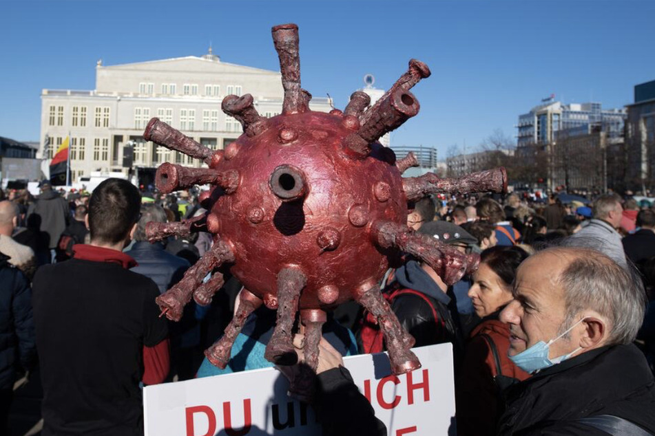 Am Samstag sind abermals Demonstrationen in Leipzig und Umgebung angemeldet. Mit wie vielen Teilnehmern dieses Mal gerechnet werden muss, ist unklar. (Archiv)