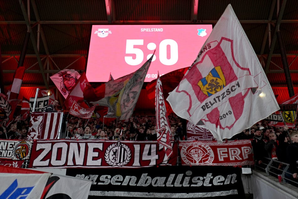 Die Leipziger hatten nach dem 5:0-Heimsieg allen Grund zur Freude.