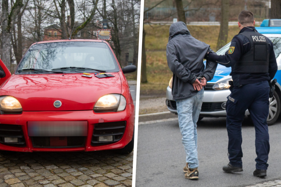 Dresden: Auf der A4 aufgefallen: Polizei liefert sich rasante Verfolgungsjagd mit Fiat Seicento