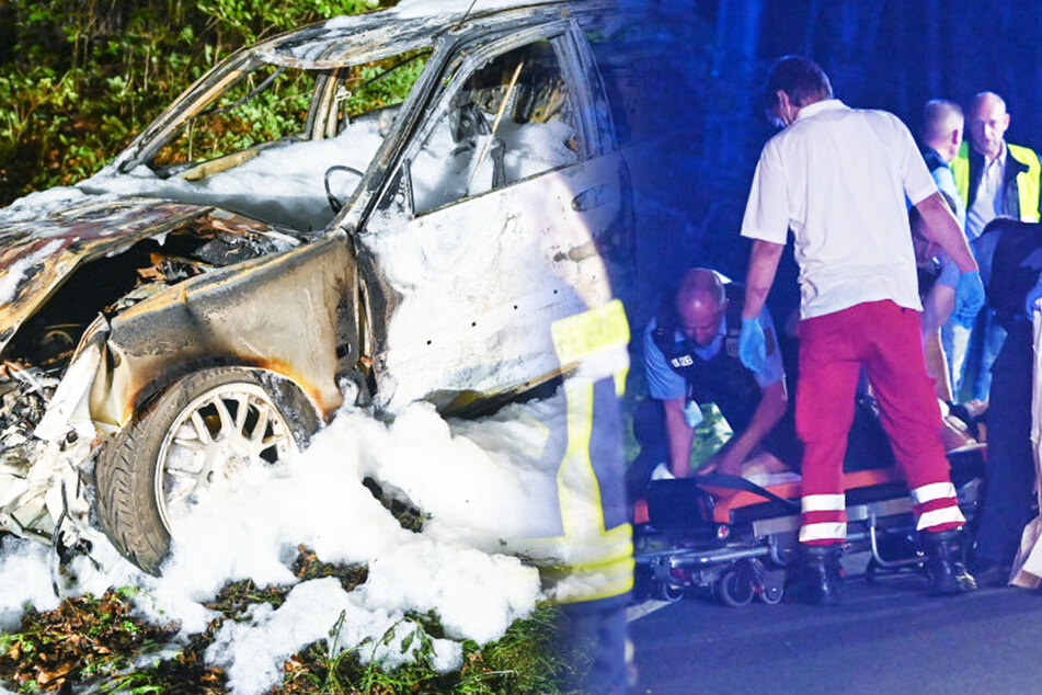 Suff-Fahrer kommt mit Auto von Straße ab, verletzt sich, will aber keine Behandlung