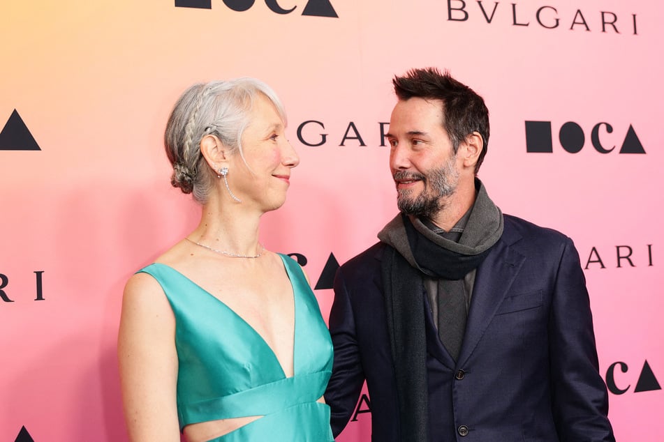 Keanu Reeves (59) und Alexandra Grant (54) auf der MOCA Gala in LA.