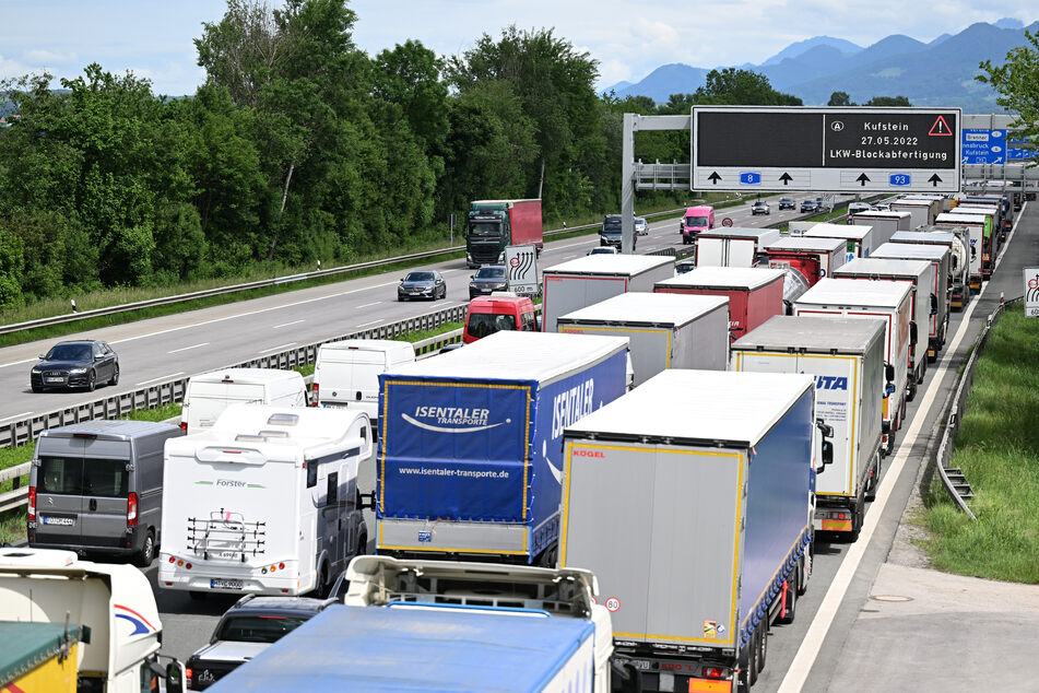 Bis 2051 soll der Gütertransport per Lastwagen laut der Studie zunehmen.