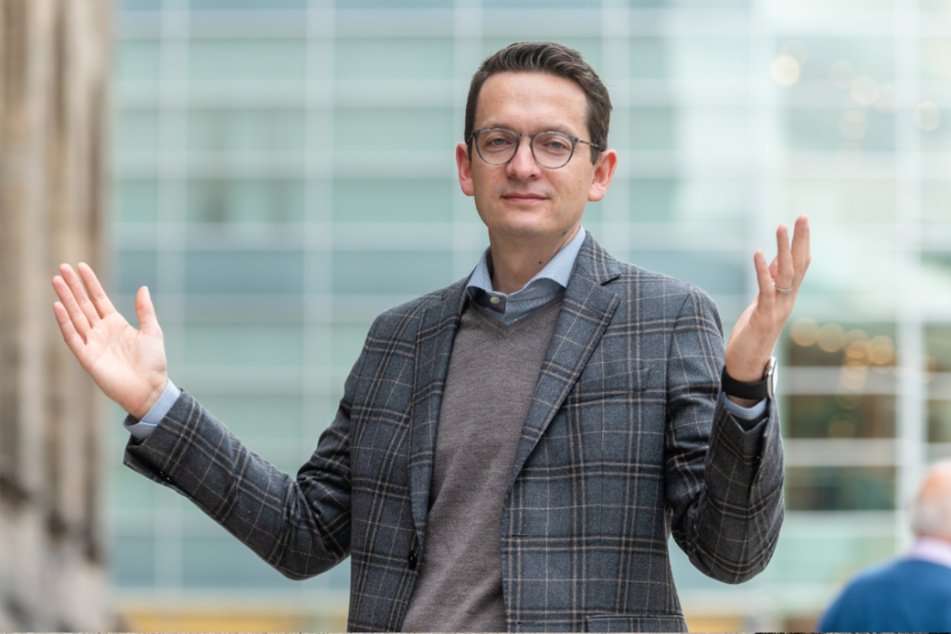 FDP-Stadtrat Jens Kieselstein (40) wettert in der Sache "Biergarten Chemnitztalradweg" gegen die Grünen