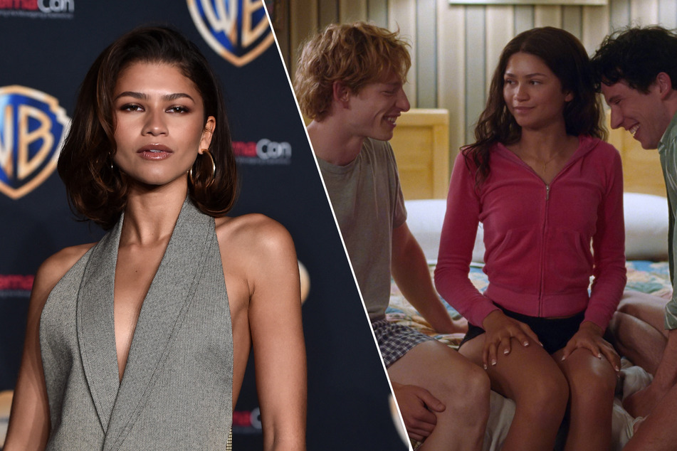 Zendaya dishes on steamy "tension" and love triangle in Challengers