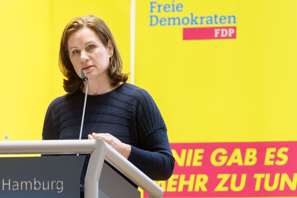 Sonja Jacobsen (51) hat die Wahl um den FDP-Vorsitz in Hamburg gewonnen.
