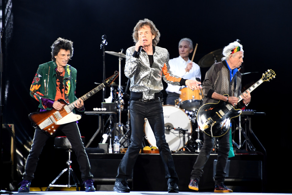 The Rolling Stones von links nach rechts: Ron Wood (73), Mick Jagger (76), Charlie Watts (79) und Keith Richards (76). (Archivbild)