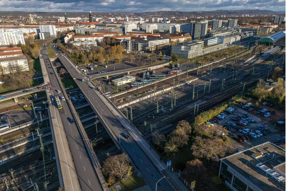 Unter der Budapester Straße wird das Kreuzungsbauwerk saniert. (Archivbild)
