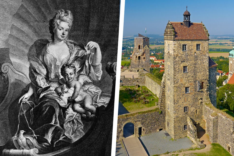 Gefängnis für die Gräfin: Constantia von Cosel lebte vom 24. Dezember 1716 bis zu ihrem Tode auf der Burg.