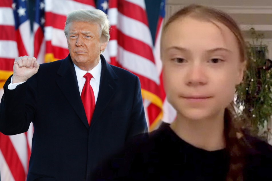 Werden in diesem Leben wohl keine Freunde mehr: Donald Trump (74) und Greta Thunberg (18).