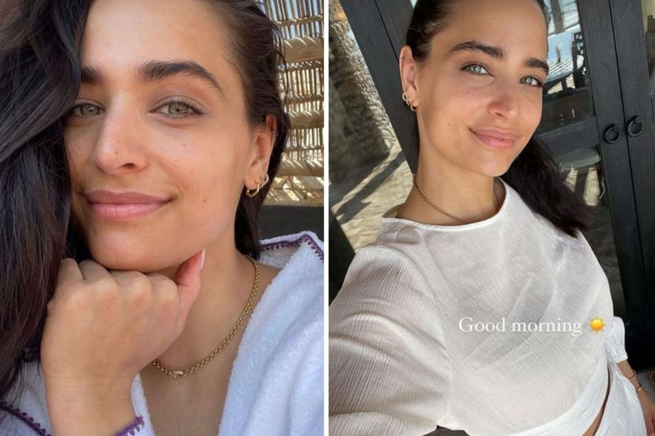 Amira Pocher (29) urlaubt mit ihrer Familie derzeit im Oman. Bei Instagram zeigte sich die Moderatorin sich nun komplett ungeschminkt.