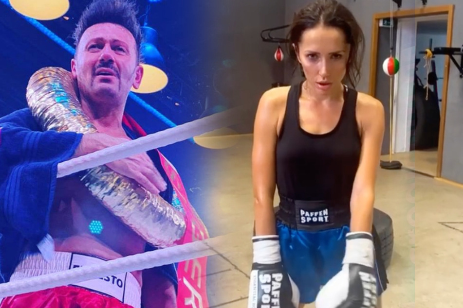 Die Fotomontage zeigt die ehemaligen Turteltauben Ennesto Monté (45) und Anastasiya Avilova (32).