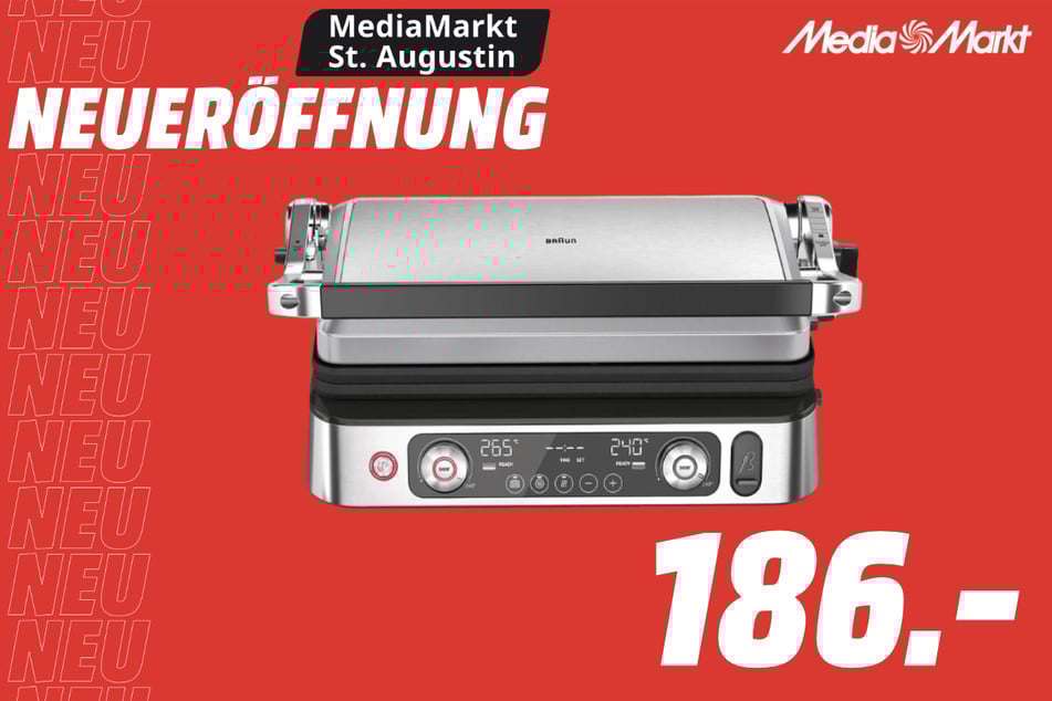 Braun-Kontaktgrill für 186 Euro.