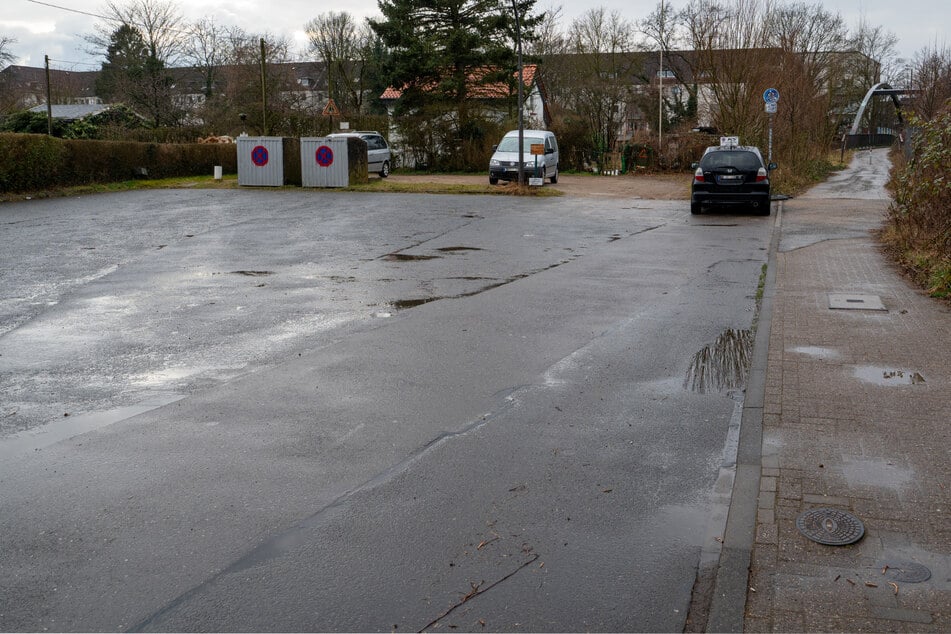 In diesem Bereich der Hammer Straße zerrte der maskierte Mann die Zehnjährige in seinen Transporter.