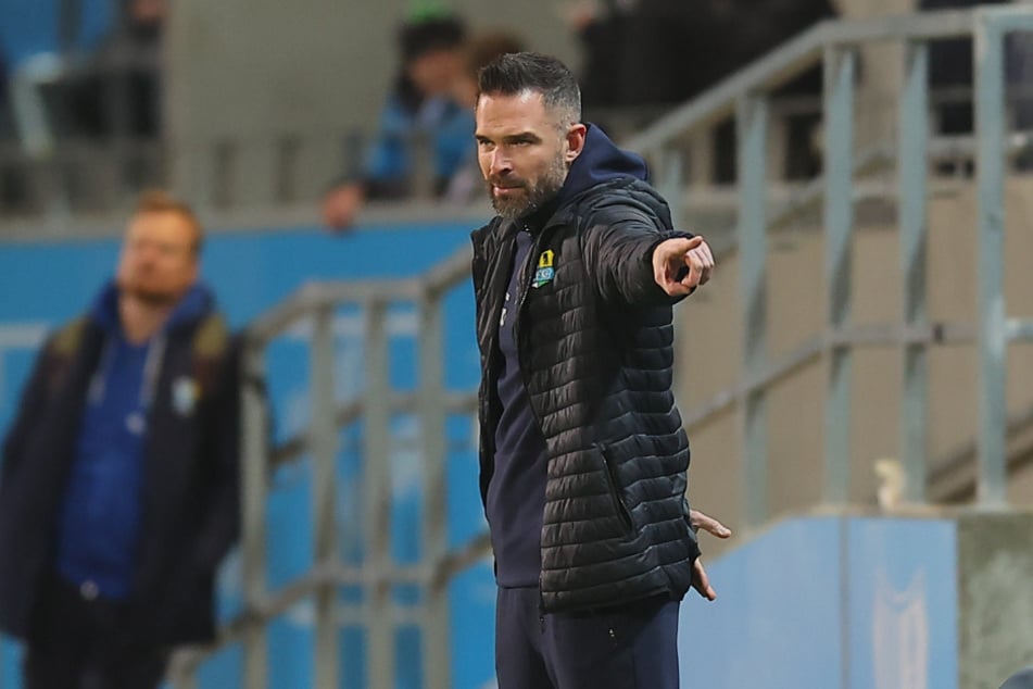 Trotz enttäuschendem Unentschieden freut sich Trainer Benjamin Duda (37), dass sie kein Gegentor kassierten. (Archivfoto)