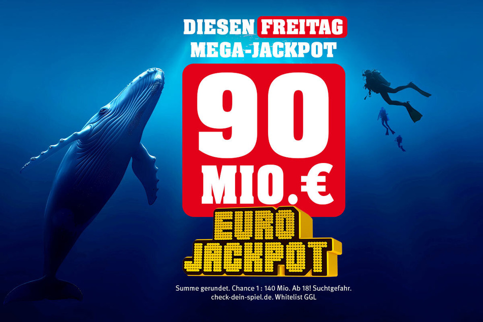 Am Freitag (30.8.) liegen 90 Mio. Euro im Eurojackpot.