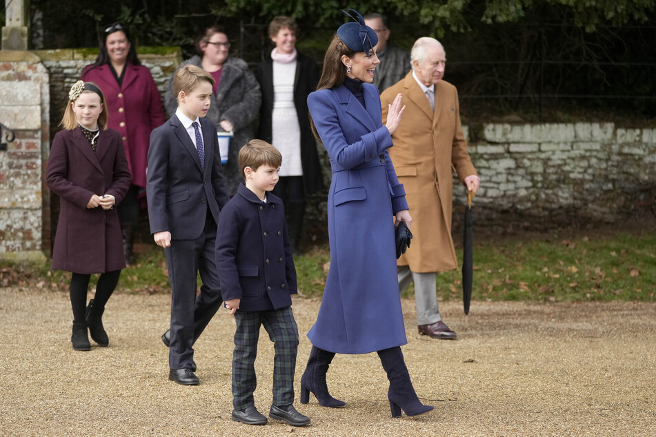 Die Prinzessin von Wales mit ihren drei Kindern George, Charlotte und Louis.