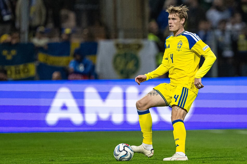 Eric Smith (29) lief für die schwedische Nationalmannschaft rund 60 Minuten auf und kam zu seinem dritten Länderspieleinsatz.