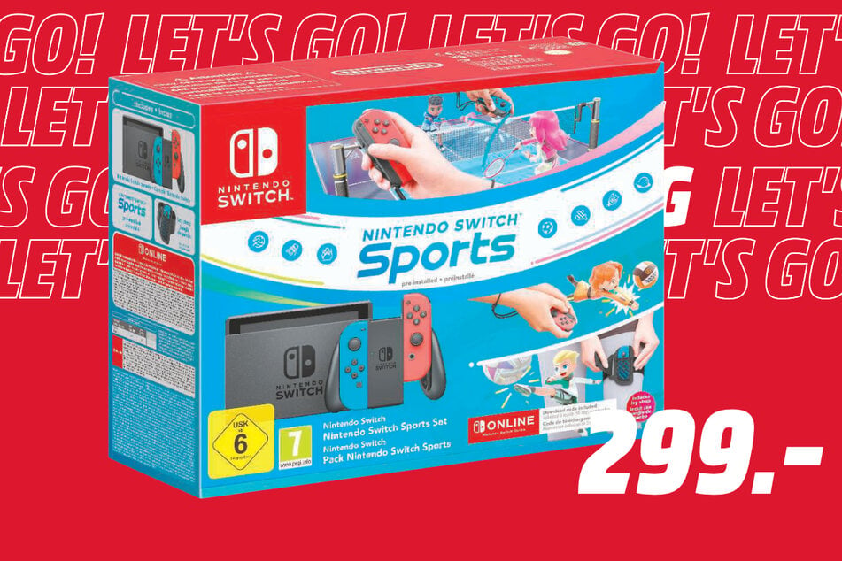 Nintendo Switch im Sports Set für 299 Euro.