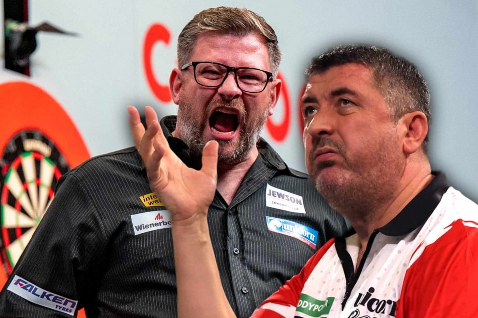 Bizarres Armdrücken am Board: Darts-Stars lassen plötzlich die Muskeln spielen