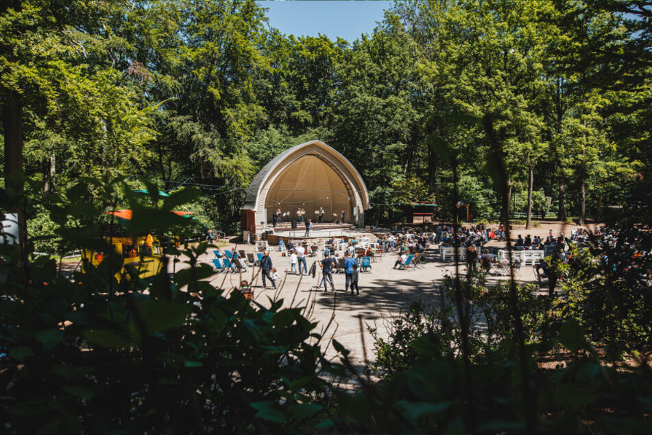 Am Konzertplatz Weißer Hirsch startet und endet das Waldprogramm.