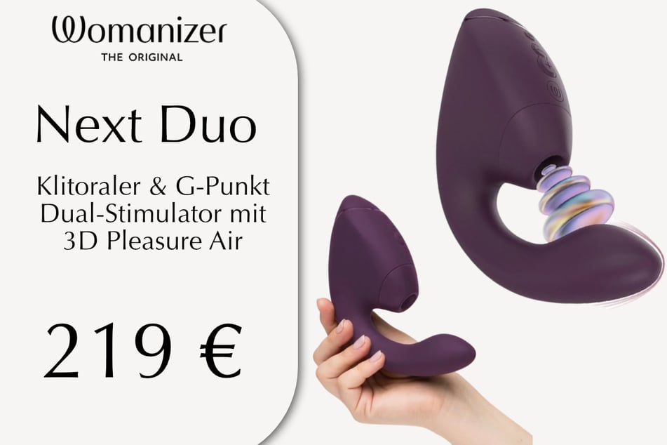 Für noch individuelleren Spaß sorgt der Womanizer Next Duo.
