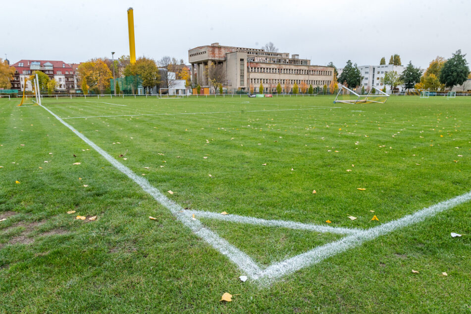 Das Trainingsgelände in Pieschen ist die sportliche Heimat des 1. FFC Fortuna Dresden.