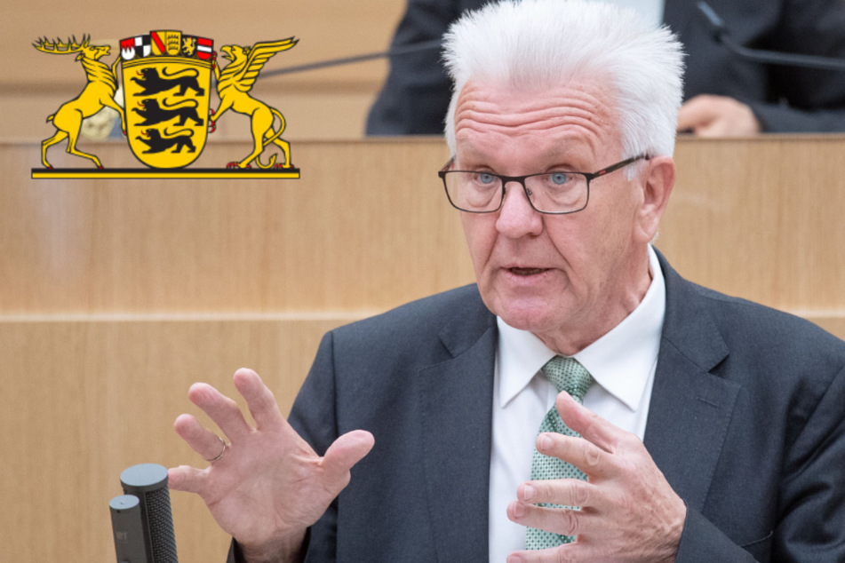 Baden-Württembergs Ministerpräsident Winfried Kretschmann (72, Grüne).
