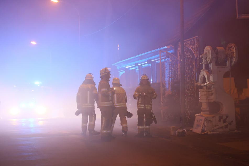 Der gesamte Werkskomplex war stark verraucht.