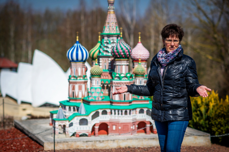 Claudia Schmidt (54) kann derzeit keine Gäste in der Miniwelt Lichtenstein begrüßen.