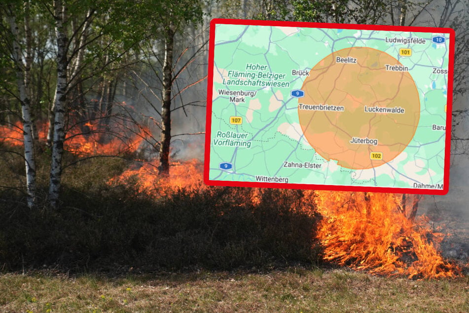 Nächster Waldbrand auf altem Militärgelände bei Jüterbog