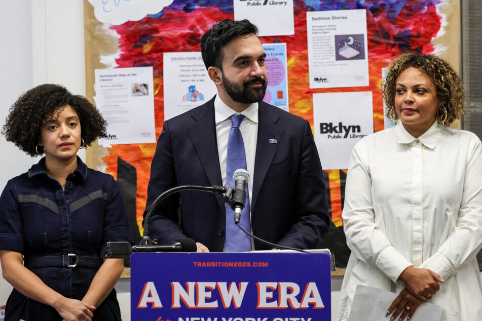 Catherine Almonte Da Costa (l.) has resigned after being appointed as Zohran Mamdani's (c.) "head of appointments."