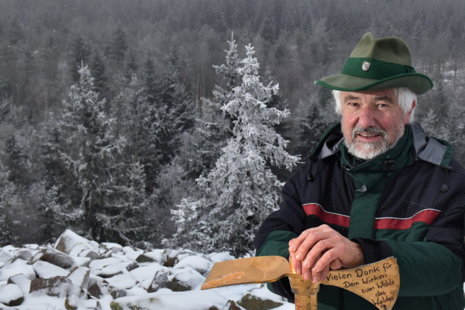 Dresden: Das Rauschen der Wälder ist sein Lebenswerk: Der Revierförster vom Kahleberg geht in den Ruhestand
