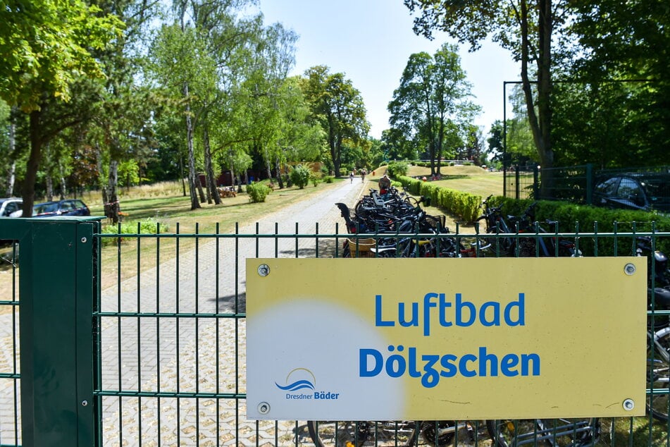 Ins Luftbad Dölzschen kommen vergleichsweise wenig Besucher.
