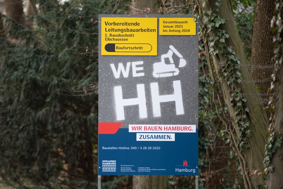 Die Elbchaussee war bereits zwischen Frühjahr 2021 und Dezember 2023 gesperrt gewesen.