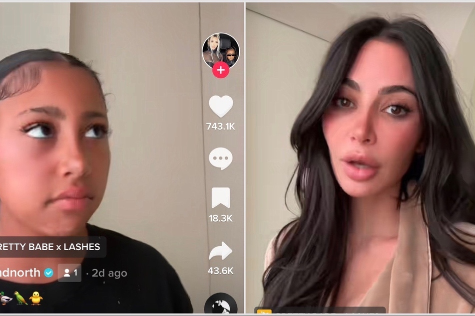Kim Kardashian and North West duked it out with bird sounds in a hilarious new TikTok!