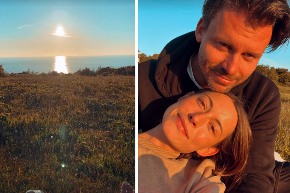 Gemeinsam unter der Sonne Schwedens: Jennifer Lange (28) und Freund Darius Zander (28) scheinen glücklich wie am ersten Tag zu sein.