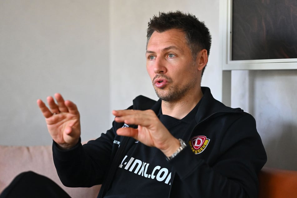 Gab tiefe Einblick in die derzeitigen Transferpläne der Schwarz-Gelben: Dynamos Sport-Chef Sören Gonther (39).