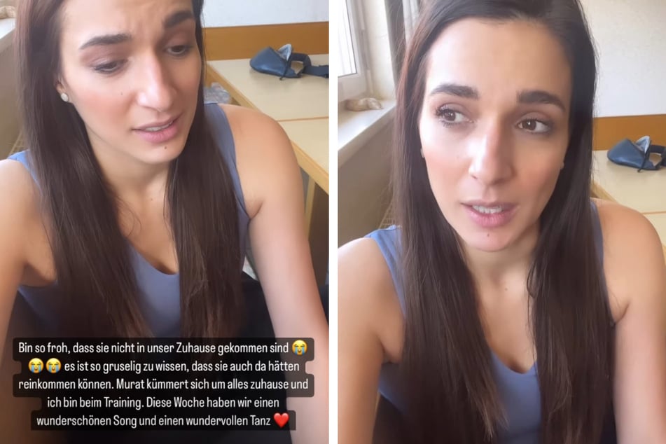 Sally Özcan (34) berichtet vom Einbruch in ihrer Instagram-Story.