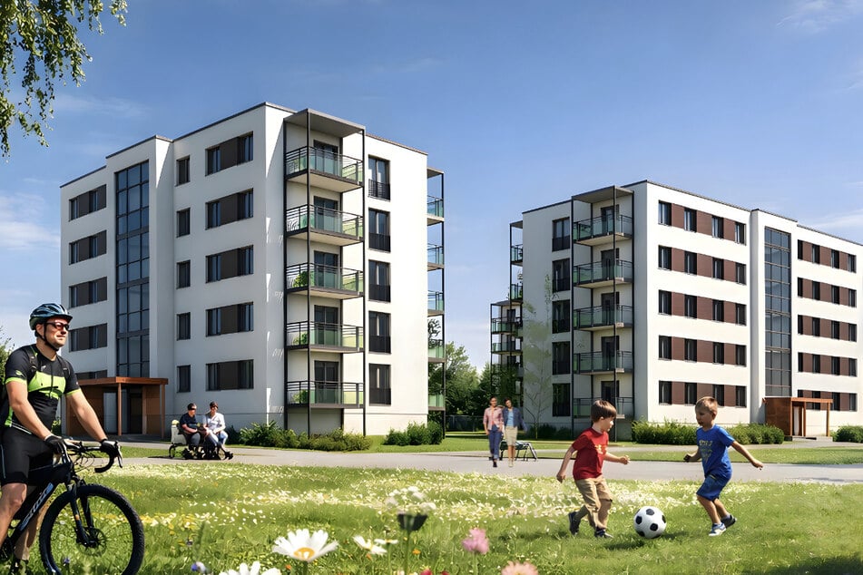 Die Chemnitzer Siedlungsgemeinschaft eG investiert in die Entwicklung moderner Lebensräume, wie hier in Chemnitz-Bernsdorf.