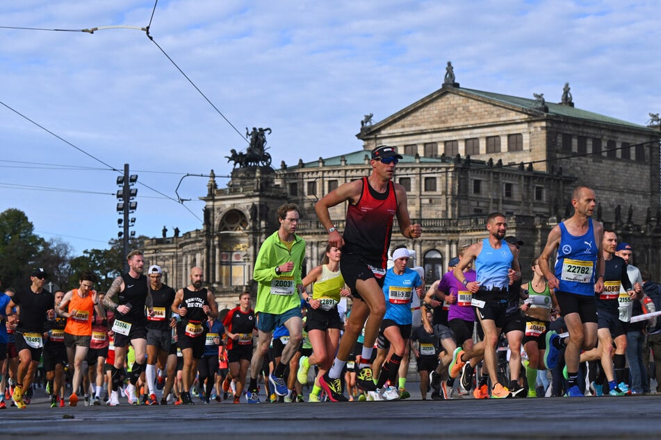 15.500 Läufer werden am 25. Oktober beim Dresden Marathon erwartet.