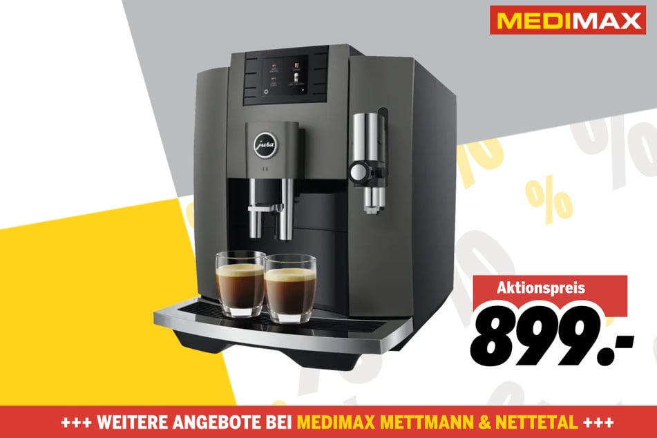 Jura-Kaffeevollautomat für 899 Euro.