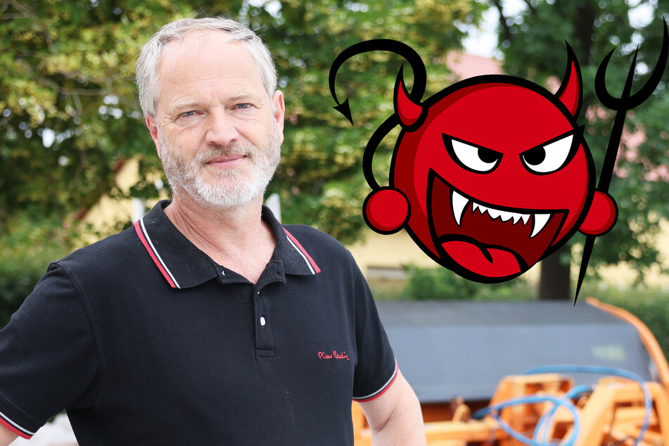 Königshains Bürgermeister Maik Wobst (56, parteilos) schlüpft bereits seit Jahren in die Rolle des Teufels.
